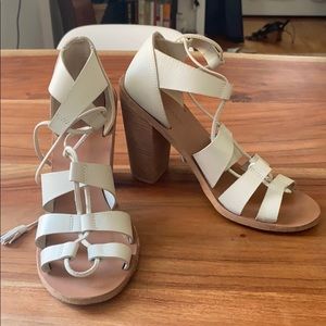 Zimmerman beige lace up sandals